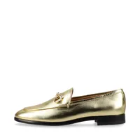 GUCCI レディース ローファー ホースビット ゴールド グッチ ホースビット レザー ローファー 38 レディース ゴールド