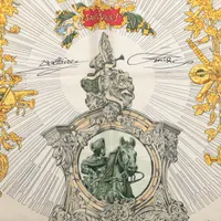 美品　HERMES カレ90 サンスーシ宮殿 ネイビー系 SANSSOUCY 美品 HERMES カレ90 サンスーシ宮殿 ネイビー系 SANSSOUCY - メルカリ