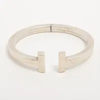 ティファニー Tスクエア ブレスレット 925 27.5g シルバー