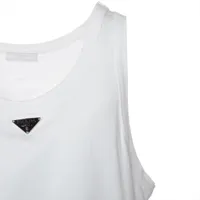 プラダ トライアングルロゴ 23年 コットン タンクトップ XXL