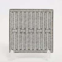 エルメス モザイク24ゴールド スクエアプレート 陶器 シルバー