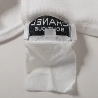シャネル ココマーク トップス　36 ホワイト シャネル ココマーク 24年 コットン Tシャツ 36 レディース