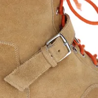 エルメス スエード ショートブーツ バイカラー HERMES - エルメス 23AW ハイク ショートブーツ レースアップ