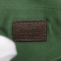 グッチ GGキャンバス ホースビット キャンバスxレザー 2WAY