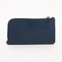 美品　ロエベ　キーケース　6連　リピートアナグラム　ブルー　水色　レザー 美品 ロエベ キーケース 6連 リピートアナグラム ブルー 水色