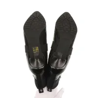 エルメス レザー ショートブーツ 38 レディース ブラック Shocky