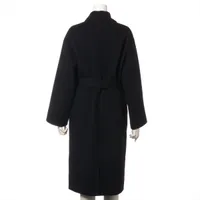 エルメスコート　34サイズ エルメス 22AW カシミヤ コート 34 レディース ブラック 27-7102