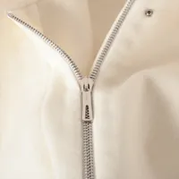 エルメス カシミヤ ジャケット 36 レディース アイボリー 2H0206DA