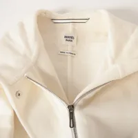 エルメス カシミヤ ジャケット 36 レディース アイボリー 2H0206DA