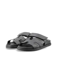 エルメス シプレ レザー サンダル 36 レディース ブラック