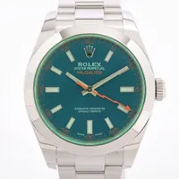 ロレックス ミルガウス Zブルー 116400GV SS SS AT 青文字盤 あまりごま2