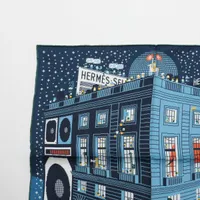 HERMES ヴィンテージシルク45 フォーブル・パーティ エルメス カレ45 FAUBOURG PARTY フォーブルパーティ スカーフ