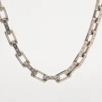 【箱つき美品】ルイヴィトン コリエチェーンネックレス モノグラム シルバー LOUIS VUITTON - LOUIS VUITTON ルイヴィトン コリエ チェーン