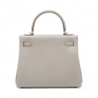 HERMES エルメス ケリードゥブルトゥール T4 ネイビー シルバー金具 エルメス ケリー25 ブルーネイビー ヴォーエプソン シルバー金具