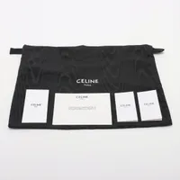 美品■セリーヌ ショルダーバッグ 2way ボックス型 トリオンフ レザー 黒 セリーヌ CELINE CELINE ショルダーバッグ 113253EFE トリオンフ