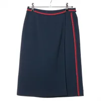 ミュウミュウ 20年 レーヨン スカート 38 レディース ネイビー MMG350