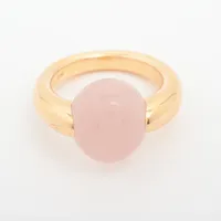 ポメラート ルナ ローズクォーツ リング 750(PG) 9.8g AP113272｜中古