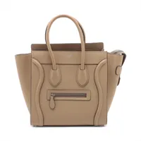 【最終値下げ】セリーヌ ラゲージ マイクロ 黒 CELINE セリーヌ ラゲージ マイクロ ショッパー ブラック レザー