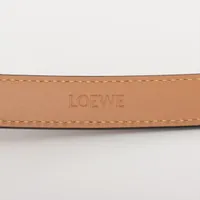 ロエベ ブラウン レザー ベルト アンティーク75センチ細幅 ロエベ ブラウン レザー ベルト アンティーク75センチ細幅