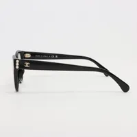 シャネル セルフレーム ココマーク サングラス 眼鏡 黒 CHANEL シャネル 眼鏡 サングラス セルフレーム カラーレンズ
