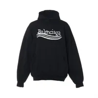 【BALENCIAGA】政治キャンペーンロゴ コットンパーカー バレンシアガ「政治キャンペーン」パーカー | Balardi