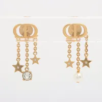 ディオール Petit CD プチCD ピアス(両耳用) GP ゴールド A3683278