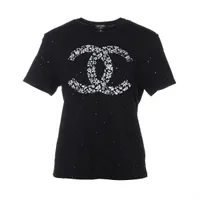 シャネル Tシャツ Tシャツ - コットン、ライトピンク & ホワイト — ファッション