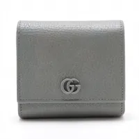 グッチ GGマーモント ダブルGミディアムウォレット 598587 レザー 財布