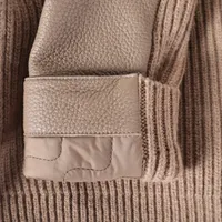 フランス製⭐︎HERMES エルメス レザー×ニット ジャケット 36 フランス製⭐︎HERMES エルメス レザー×ニット ジャケット 36