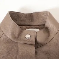 美品　エルメス　カシミヤ　ジャケット　36 エルメス 23AW カシミヤ ピーコート 36 レディース ホワイト