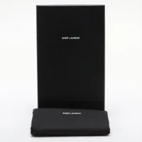サンローランパリ YSLライン GBL372264 レザー 財布 ブラック