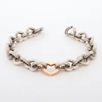 ティファニー ハートリンク ブレスレット 925 35.9g シルバー