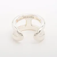 HERMES オスモズ pm リング シルバー 57 エルメス オスモズ PM リング 57 925 12.8g シルバー ZZ023215