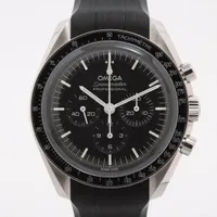 【美品】 ADAM オリンピックメモリアル キュー　黒 オメガ スピードマスター プロフェッショナル 310.30.42.50.01.001 SS