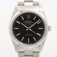 ⭐️ロレックス⭐️エアキング14000M SS ブラック文字盤 Y番 34mm ロレックス エアキング 14000M SS SS AT 黒文字盤 A3687188｜中古