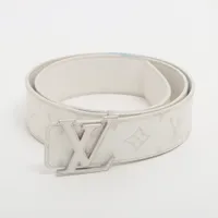 Louis Vuitton ベルト ホワイトグレー 90サイズ キャンパス素材 Louis Vuitton ベルト ホワイトグレー 90サイズ キャンパス素材