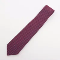 HERMES エルメス シルクネクタイ ファソネ H柄 パープル エルメス Hロゴ ネクタイ シルク パープル A3161548｜中古