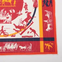 HERMES エルメス カレ90 JEUX D'OMBRES 影絵遊び HERMES】【JEUX D'OMBRES】【シルクジャージー】【フランス製