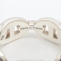 HERMES シルバー シェーヌダンクル アンシェネリング サイズ53 HERMES - エルメス リング シェーヌダンクル アンシェネ PM 53号