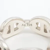 HERMÈS シルバー 　シェーヌダンクル　53 エルメス シェーヌダンクル アンシェネ リング 53 925 5.5g シルバー
