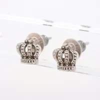 ジャスティンデイビス　クラウン両耳ピアス 新品◇JUSTIN DAVIS◇TINY CROWN ◇クラウンピアス◇両耳◇