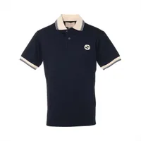 グッチ　ポロシャツ Cotton polo shirt in Gucci Rosso Ancora red | GUCCI® US