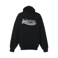 【BALENCIAGA】コットンパーカー ブラック BALENCIAGA Hoodie Black L 2200508926156 | eBay