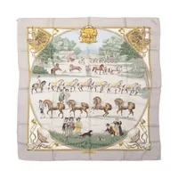エルメス カレ 90 PRESENTATION DE CHEVAUX 馬の