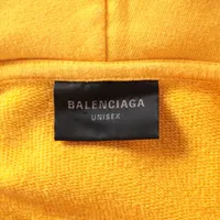 ひ　【正規品】バレンシアガ　パーカー　ネイビー/イエロー 中古・古着通販】BALENCIAGA (バレンシアガ) キャンペーンロゴ