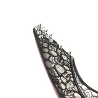 クリスチャンルブタン スパイクスタッズ レース パンプス 36.5