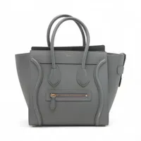 希少 セリーヌ ムートン ラゲージ ミニ ハンドバッグ グレー ブラウン レザー 楽天市場】CELINE セリーヌ ラゲージ ミニショッパー カーキ