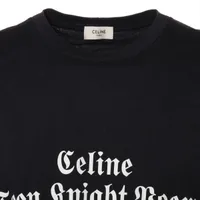セリーヌ エディ期 コットン Tシャツ S メンズ ブラック 2X856501F