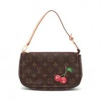 【未使用級】ルイヴィトン＊アクセソワール M51980 モノグラム ゴールド金具 ルイ・ヴィトン LOUIS VUITTON ポシェット・アクセソワール