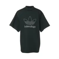 【美品】ボッテガヴェネタ Tシャツ 21年 ブラック×グリーン 661788 M BOTTEGA VENETA ボッテガヴェネタ Tシャツ メンズ カットソー
